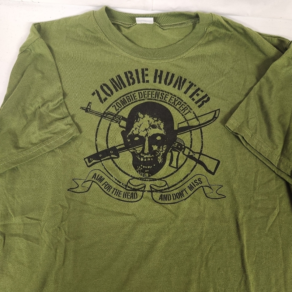 California Costume Zombie Hunter size adult XL 6 pieces jacket, ax, bullet belt - Picture 7 of 10